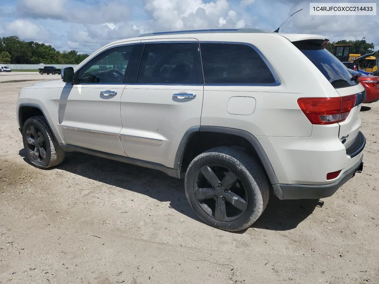 2012 Jeep Grand Cherokee Overland VIN: 1C4RJFCGXCC214433 Lot: 70783084