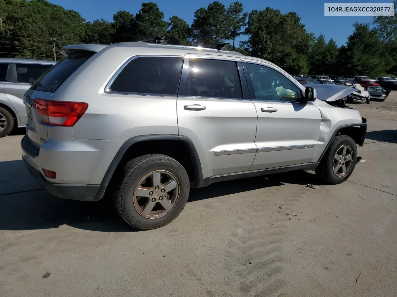 1C4RJEAGXCC320877 2012 Jeep Grand Cherokee Laredo