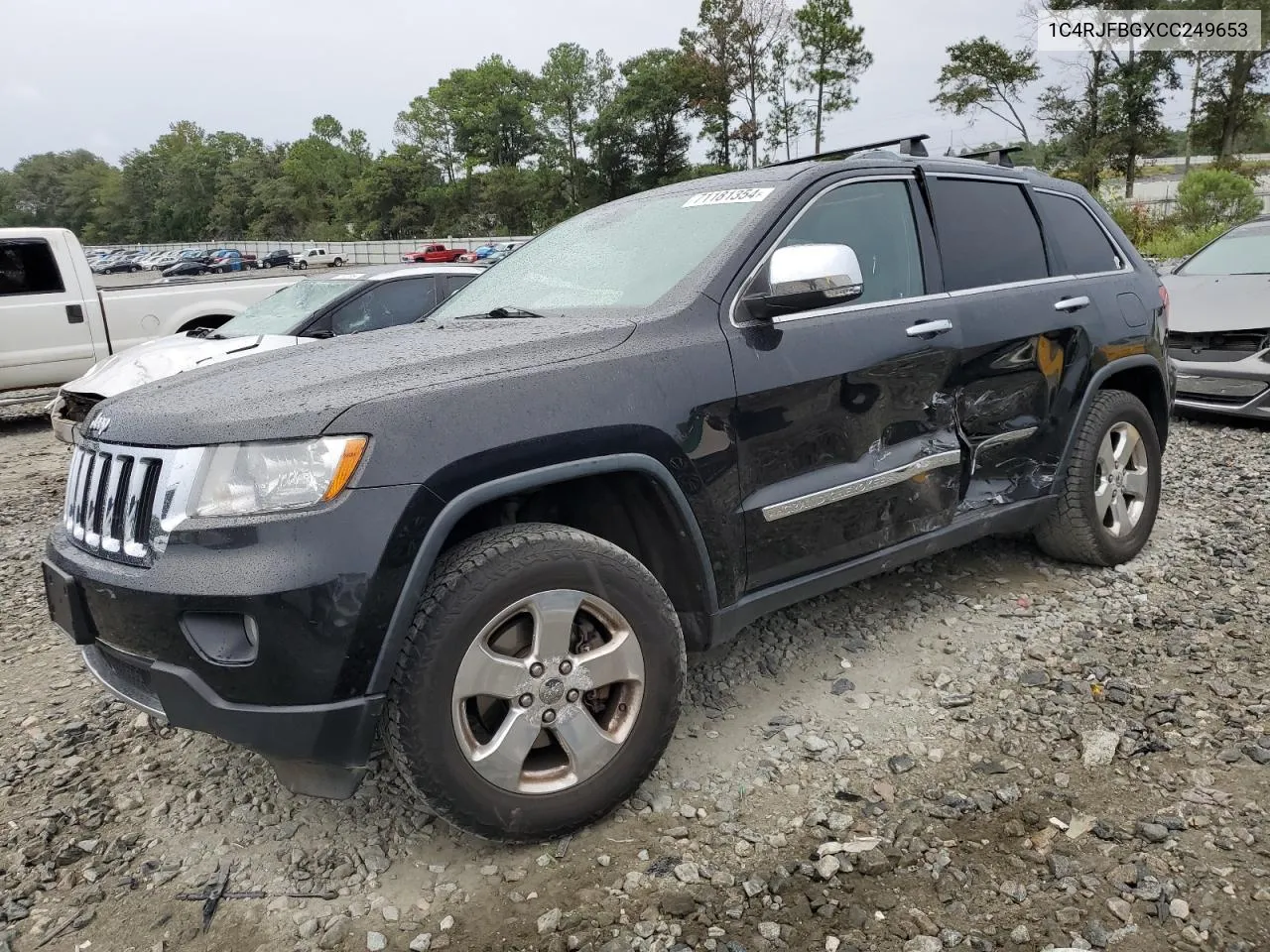 2012 Jeep Grand Cherokee Limited VIN: 1C4RJFBGXCC249653 Lot: 71181354