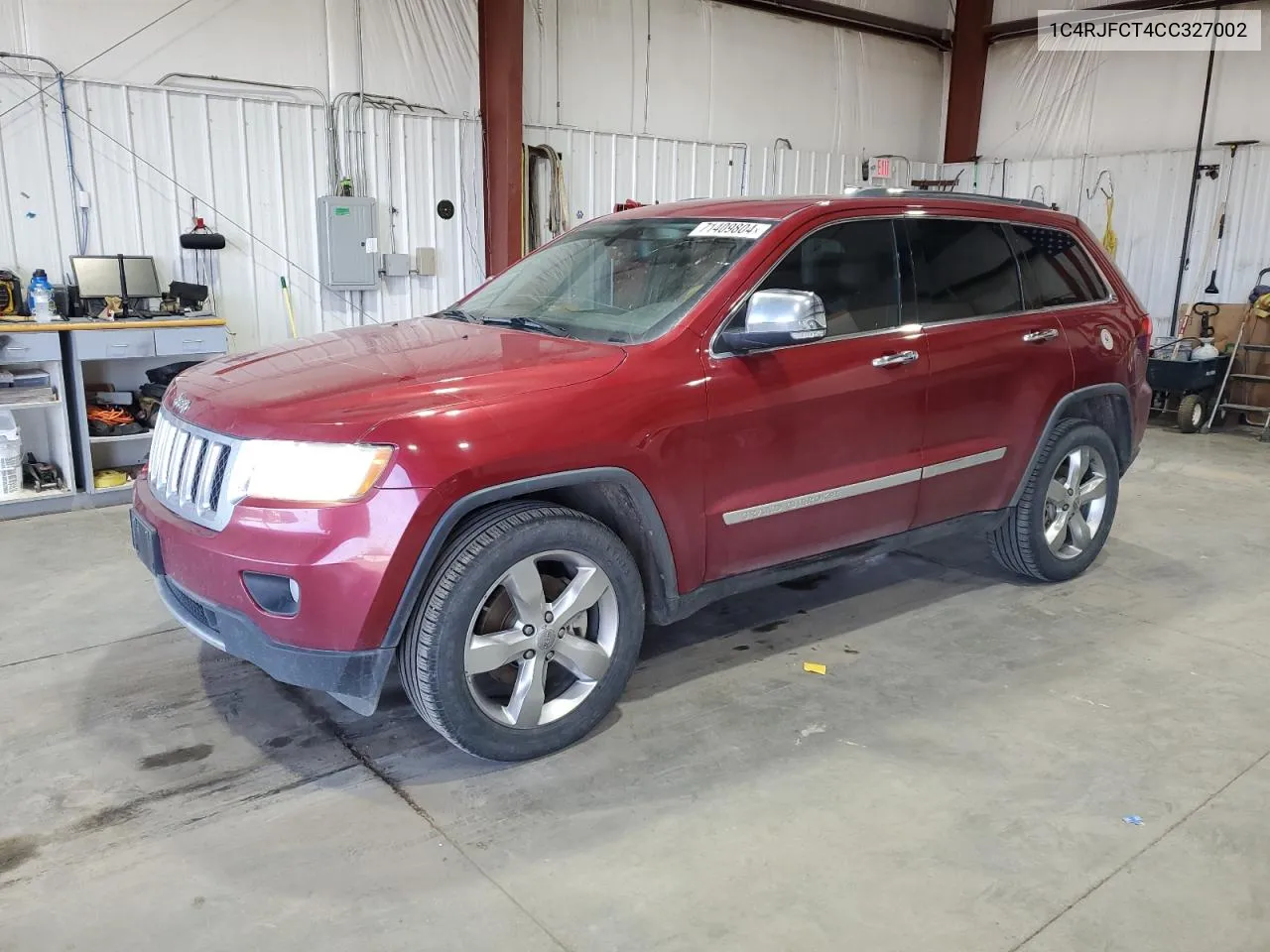 2012 Jeep Grand Cherokee Overland VIN: 1C4RJFCT4CC327002 Lot: 71409804