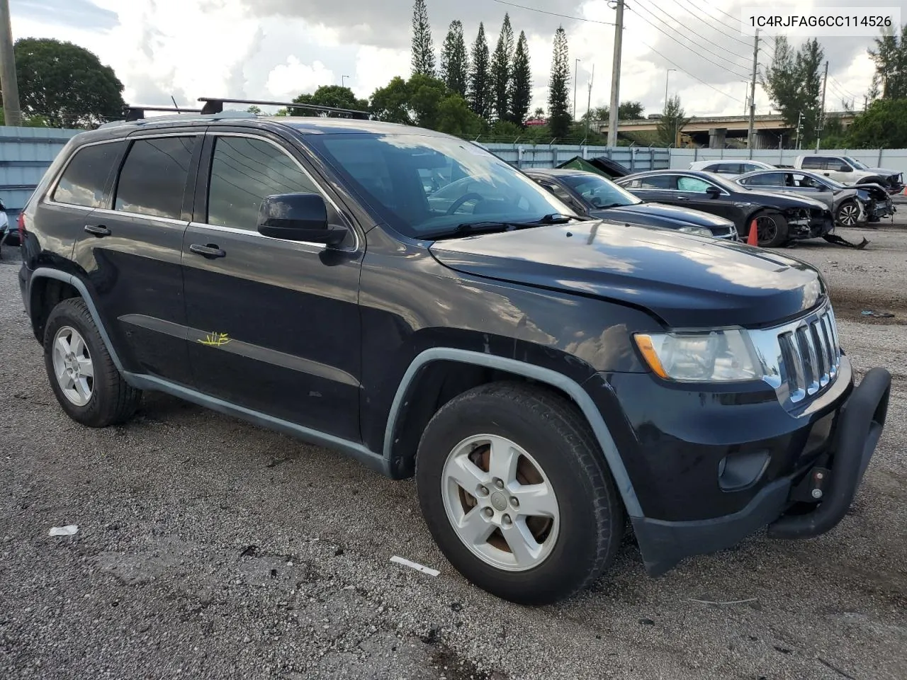 2012 Jeep Grand Cherokee Laredo VIN: 1C4RJFAG6CC114526 Lot: 71438344