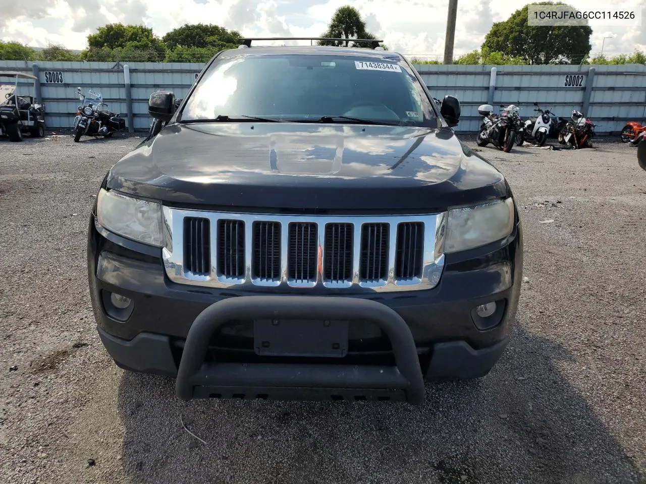 2012 Jeep Grand Cherokee Laredo VIN: 1C4RJFAG6CC114526 Lot: 71438344