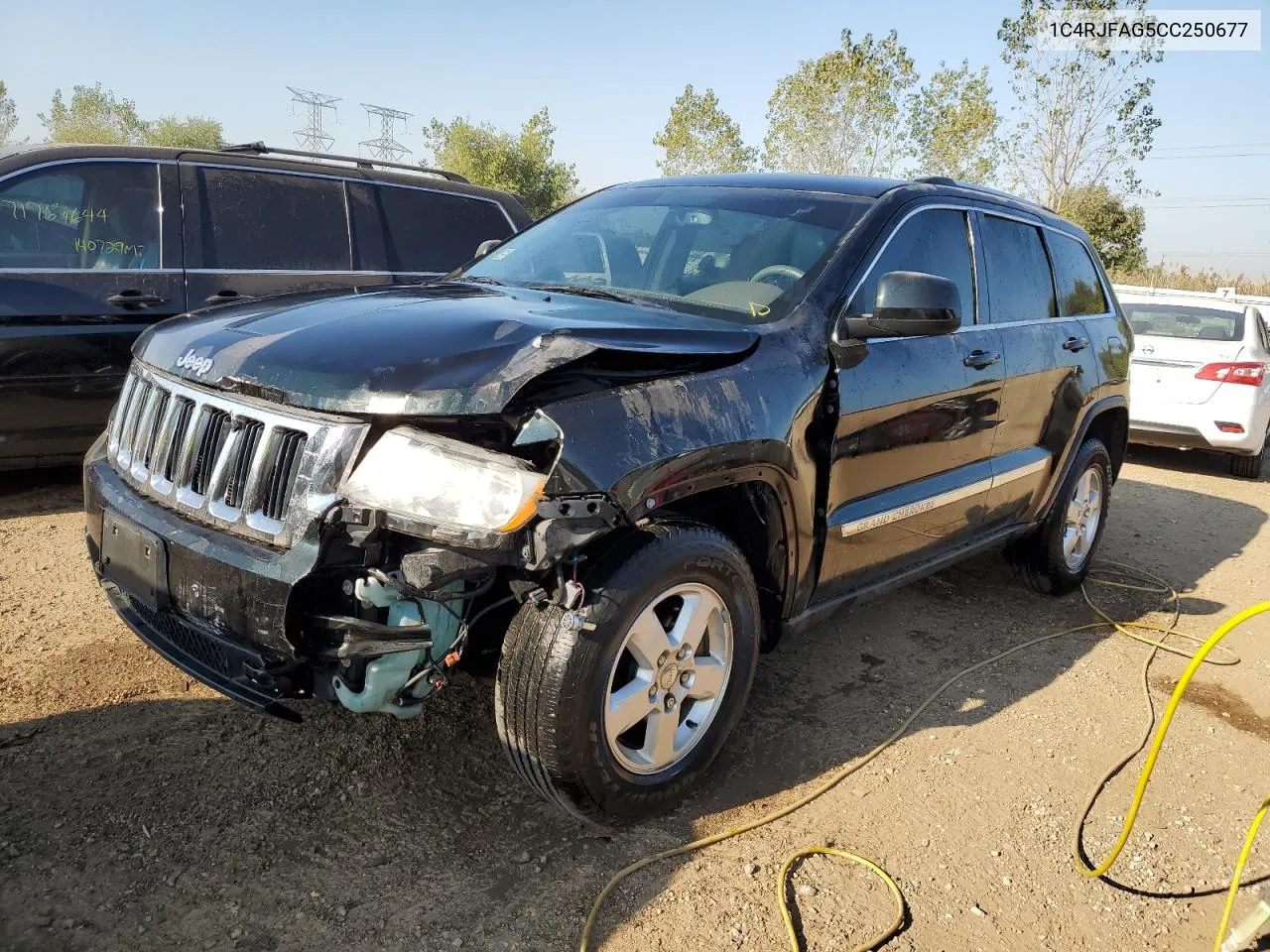 1C4RJFAG5CC250677 2012 Jeep Grand Cherokee Laredo