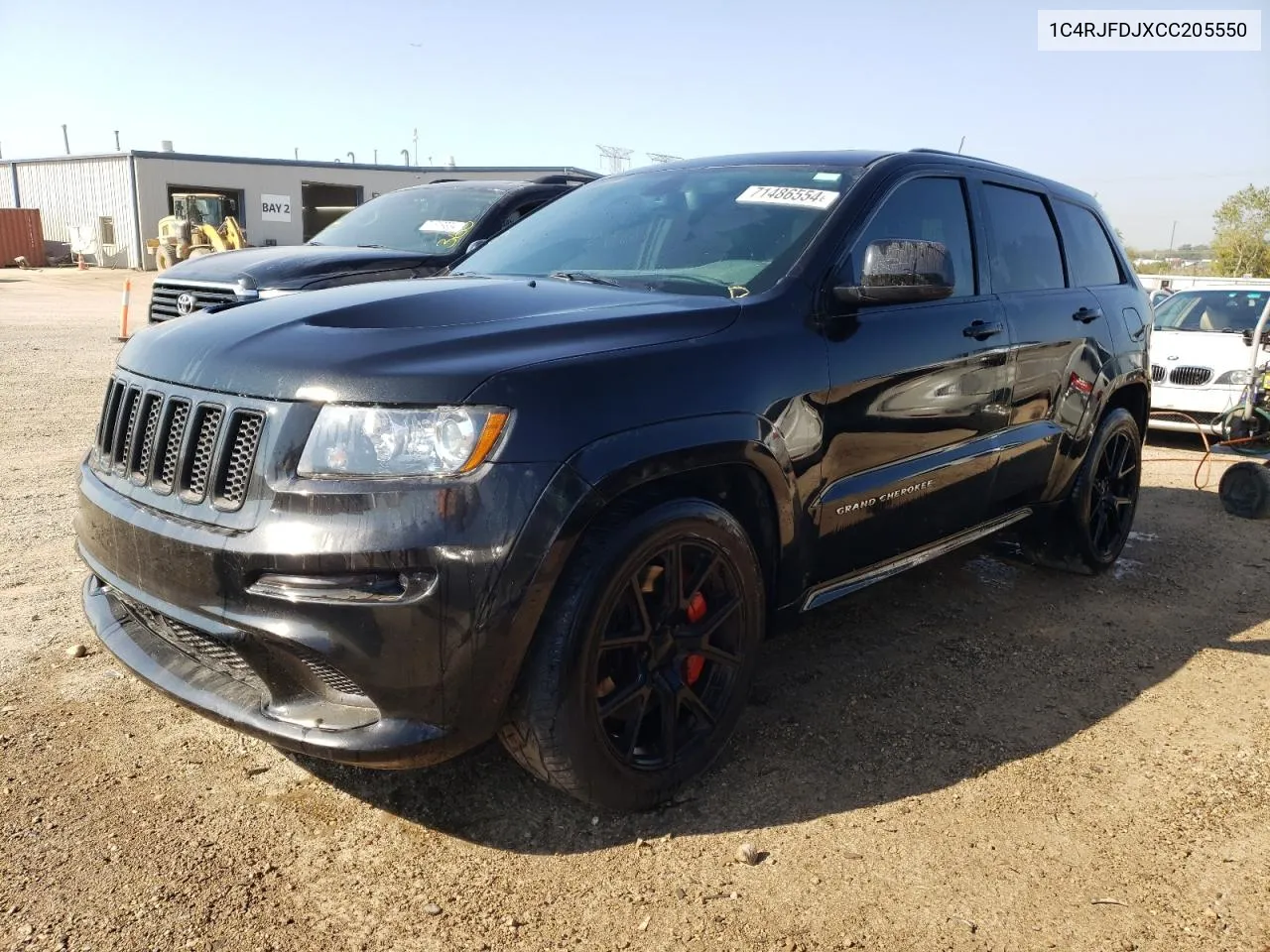 2012 Jeep Grand Cherokee Srt-8 VIN: 1C4RJFDJXCC205550 Lot: 71486554