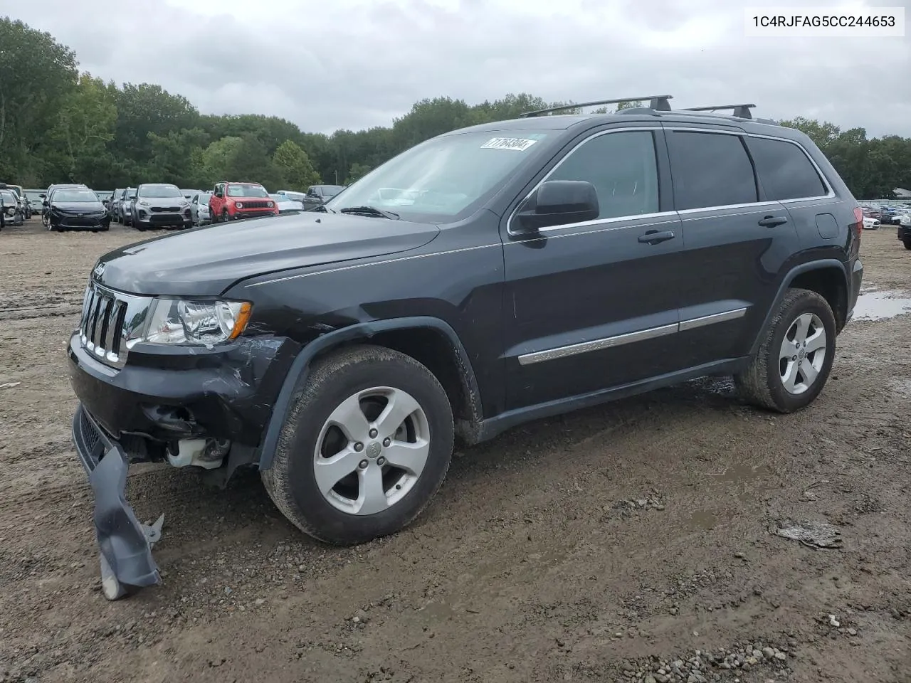 2012 Jeep Grand Cherokee Laredo VIN: 1C4RJFAG5CC244653 Lot: 71764304