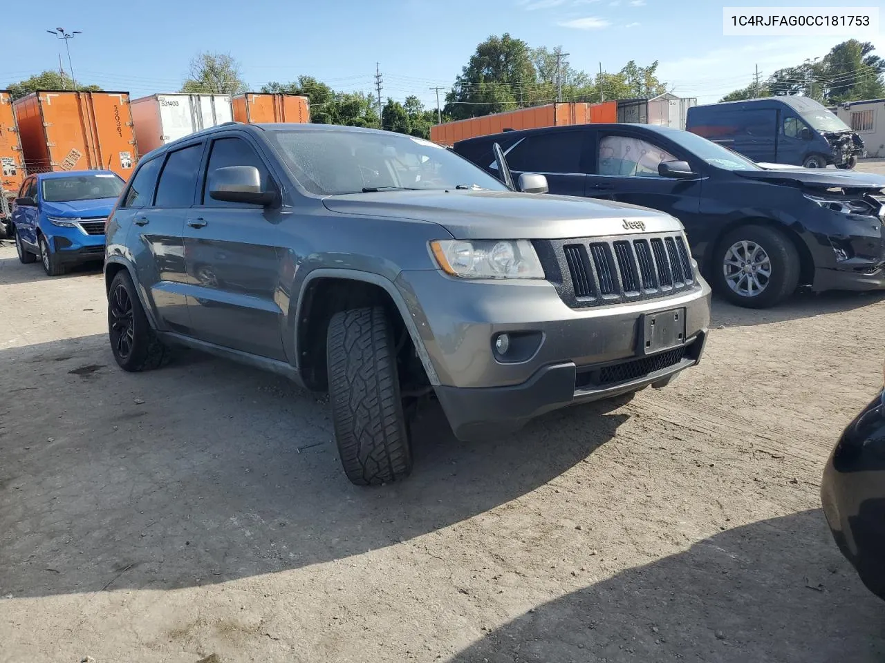 2012 Jeep Grand Cherokee Laredo VIN: 1C4RJFAG0CC181753 Lot: 71970234