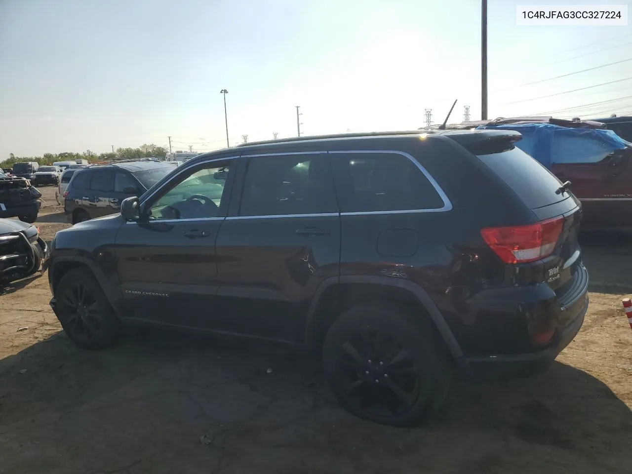 2012 Jeep Grand Cherokee Laredo VIN: 1C4RJFAG3CC327224 Lot: 72069164