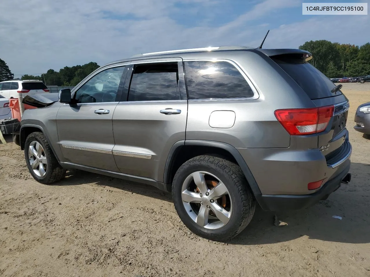 2012 Jeep Grand Cherokee Limited VIN: 1C4RJFBT9CC195100 Lot: 72161834