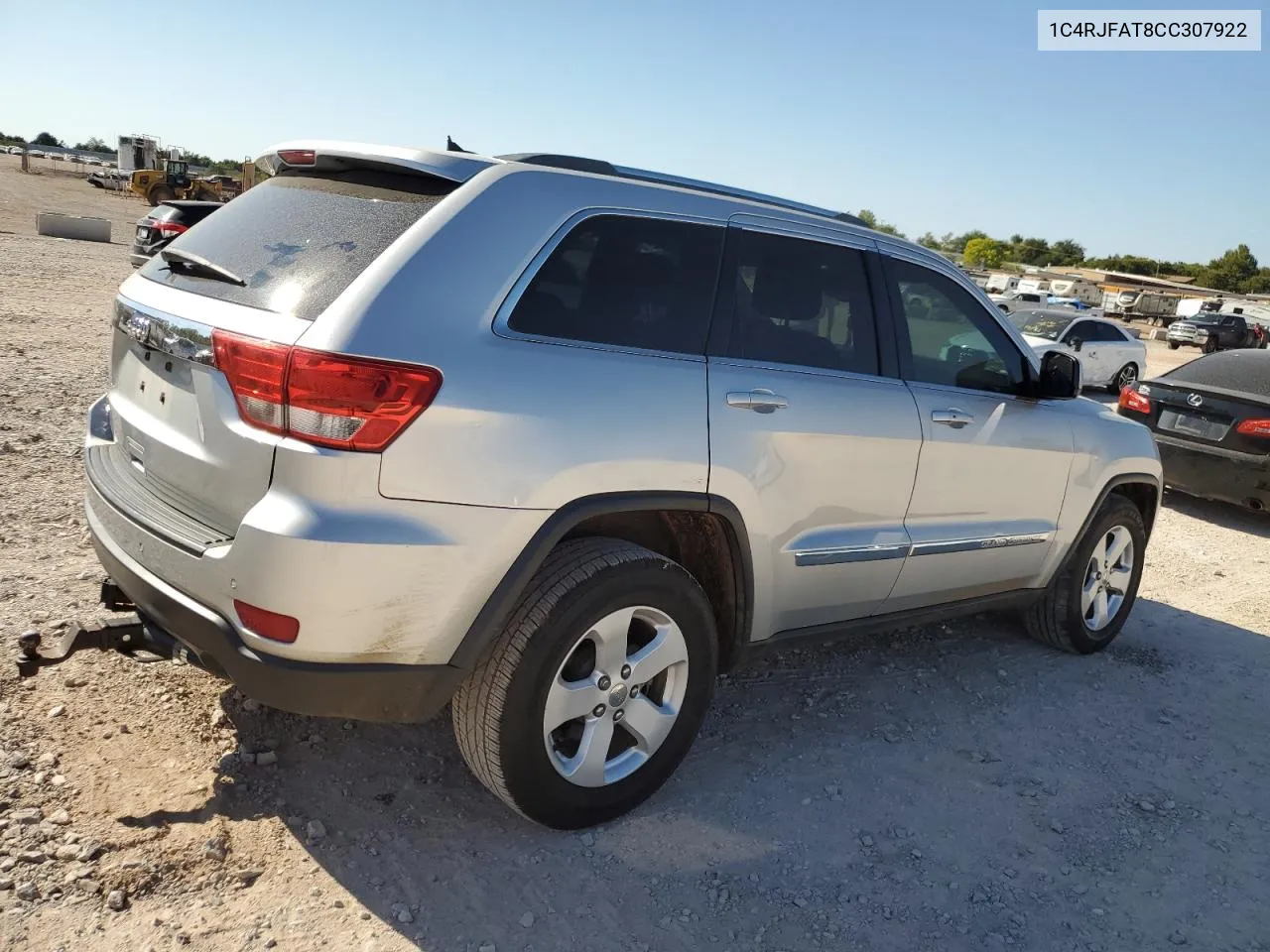 1C4RJFAT8CC307922 2012 Jeep Grand Cherokee Laredo