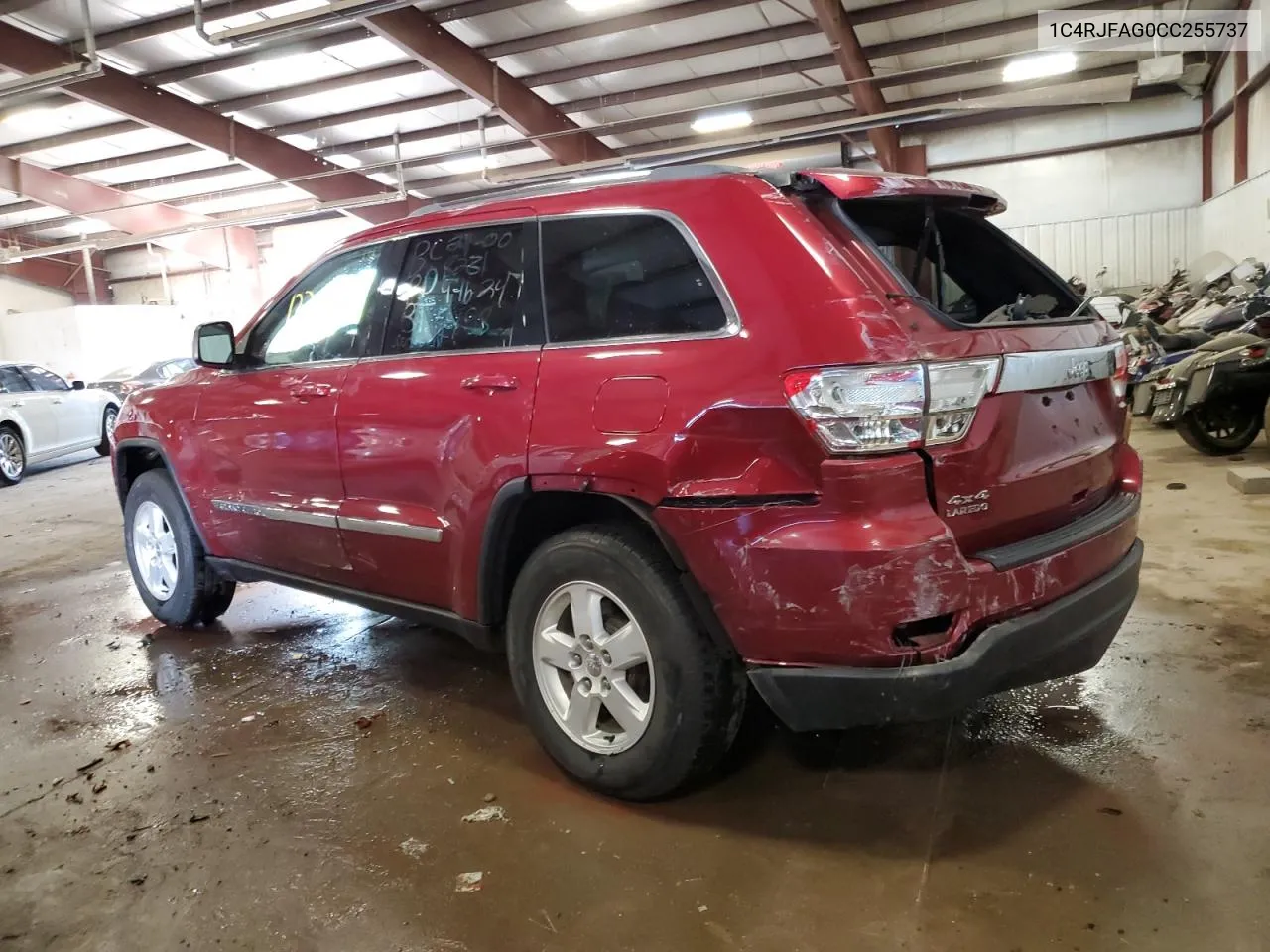 2012 Jeep Grand Cherokee Laredo VIN: 1C4RJFAG0CC255737 Lot: 72192334