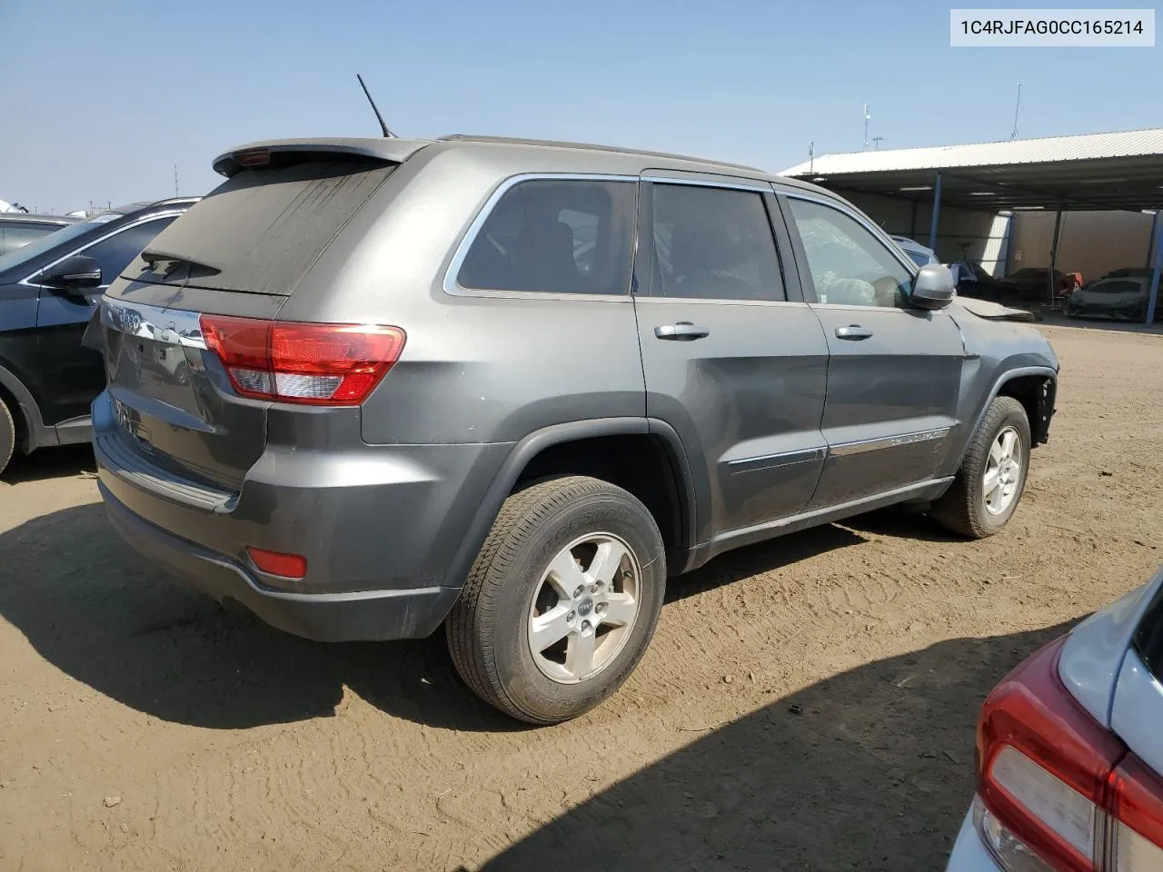 1C4RJFAG0CC165214 2012 Jeep Grand Cherokee Laredo