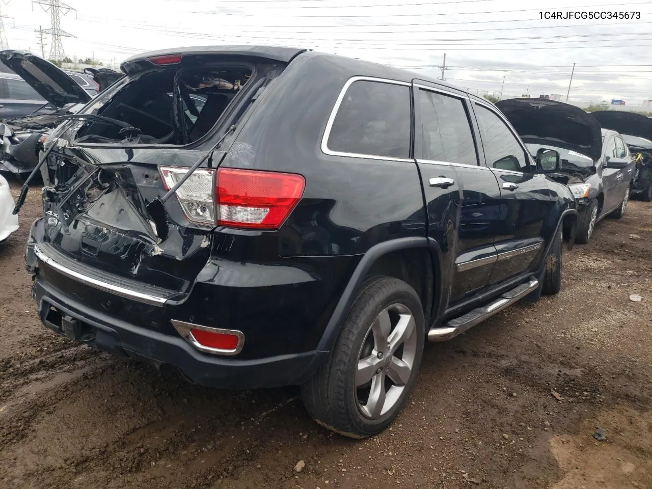 1C4RJFCG5CC345673 2012 Jeep Grand Cherokee Overland