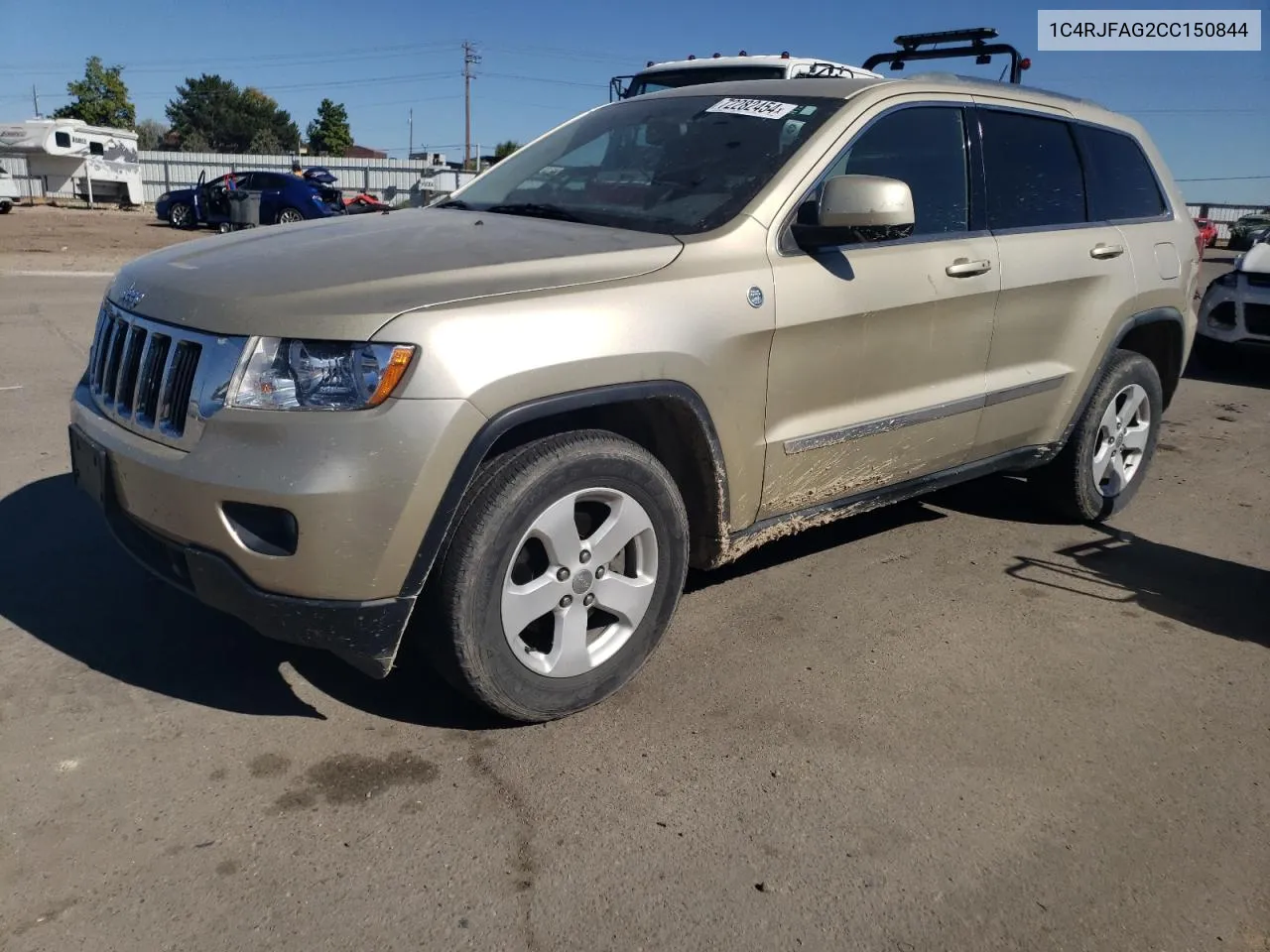 2012 Jeep Grand Cherokee Laredo VIN: 1C4RJFAG2CC150844 Lot: 72282454