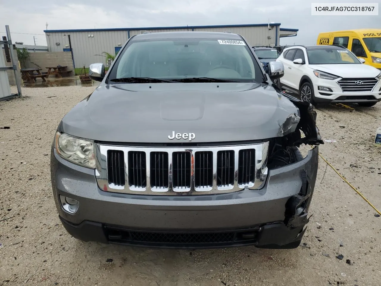 1C4RJFAG7CC318767 2012 Jeep Grand Cherokee Laredo