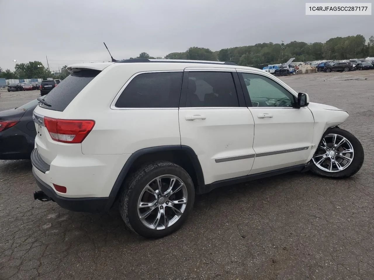 2012 Jeep Grand Cherokee Laredo VIN: 1C4RJFAG5CC287177 Lot: 72738084