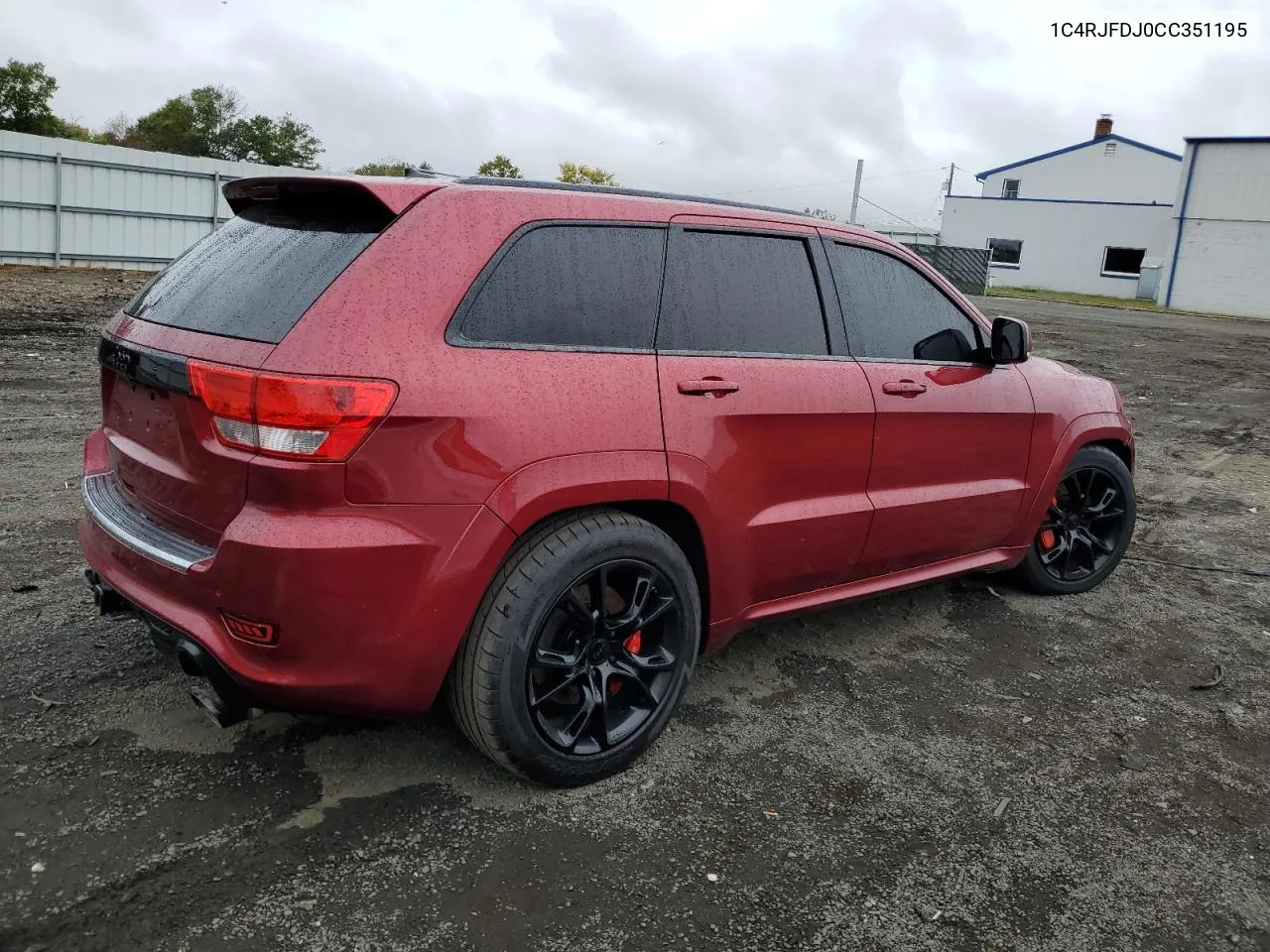 2012 Jeep Grand Cherokee Srt-8 VIN: 1C4RJFDJ0CC351195 Lot: 72794454