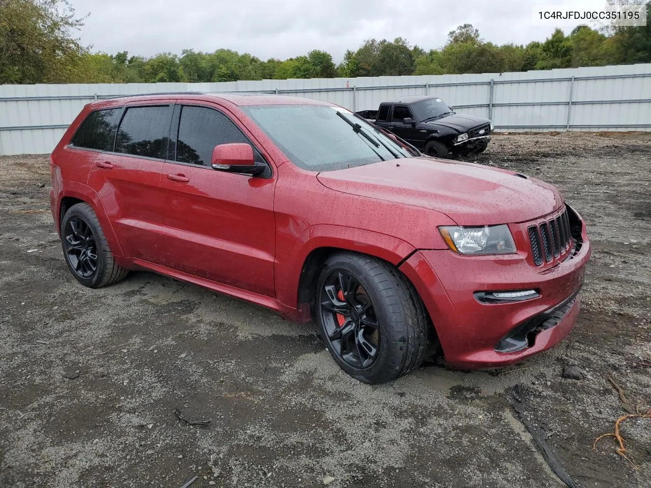 2012 Jeep Grand Cherokee Srt-8 VIN: 1C4RJFDJ0CC351195 Lot: 72794454