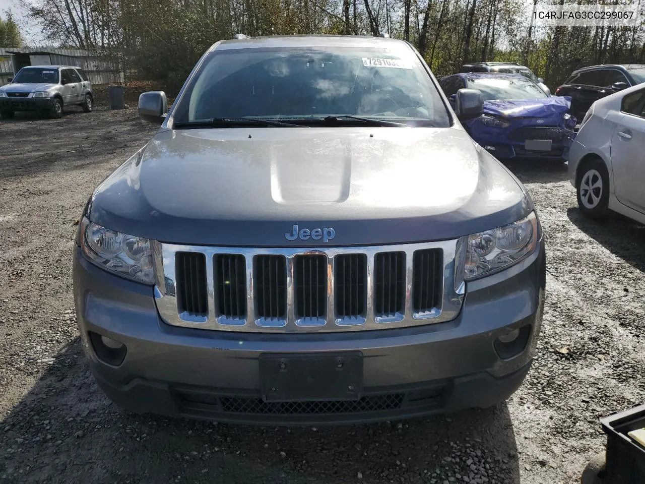 1C4RJFAG3CC299067 2012 Jeep Grand Cherokee Laredo