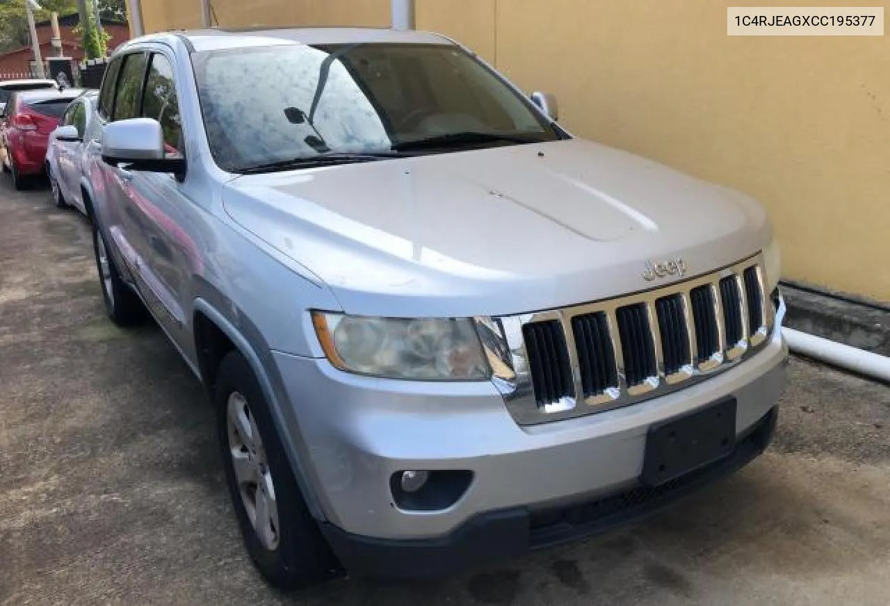 2012 Jeep Grand Cherokee Laredo VIN: 1C4RJEAGXCC195377 Lot: 72939444