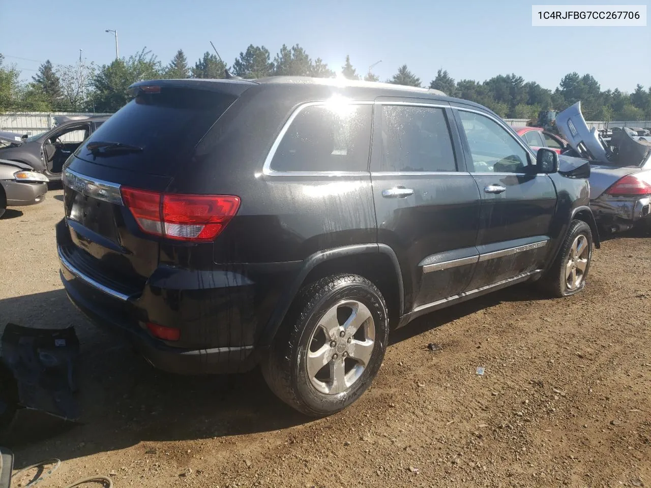 2012 Jeep Grand Cherokee Limited VIN: 1C4RJFBG7CC267706 Lot: 73407094