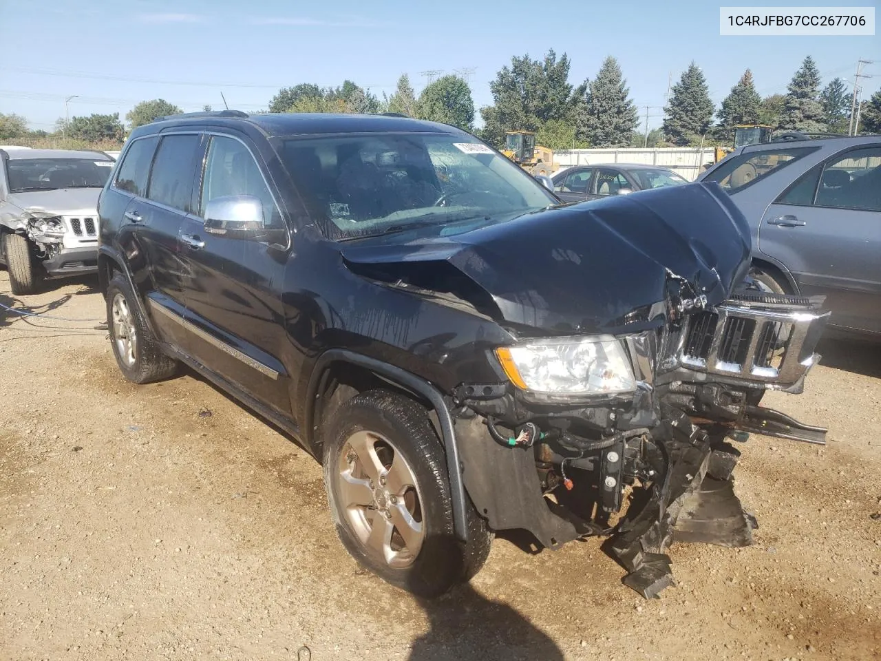 2012 Jeep Grand Cherokee Limited VIN: 1C4RJFBG7CC267706 Lot: 73407094