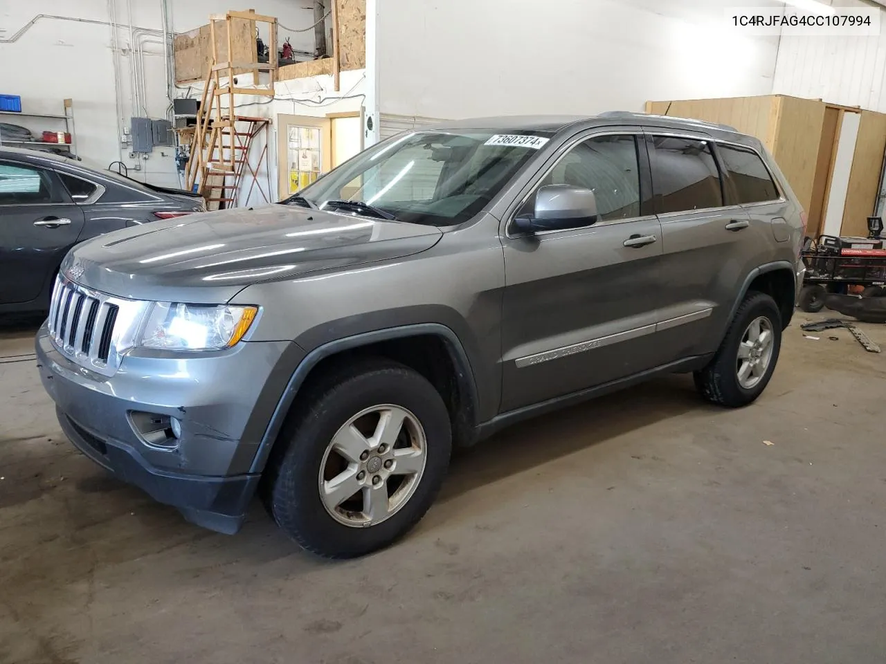 2012 Jeep Grand Cherokee Laredo VIN: 1C4RJFAG4CC107994 Lot: 73607374