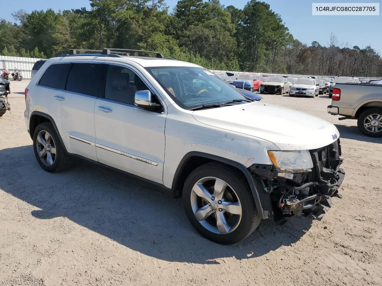 2012 Jeep Grand Cherokee Overland VIN: 1C4RJFCG8CC287705 Lot: 73781964