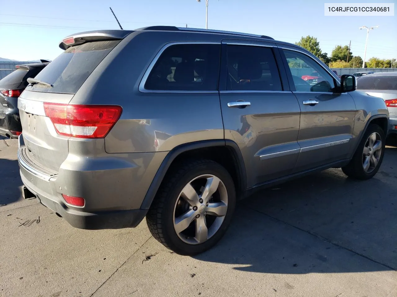 2012 Jeep Grand Cherokee Overland VIN: 1C4RJFCG1CC340681 Lot: 73788254