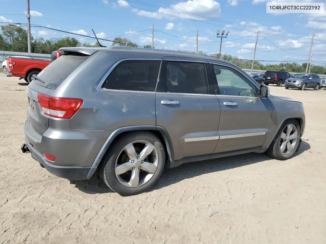 2012 Jeep Grand Cherokee Overland VIN: 1C4RJFCT3CC222192 Lot: 73837954