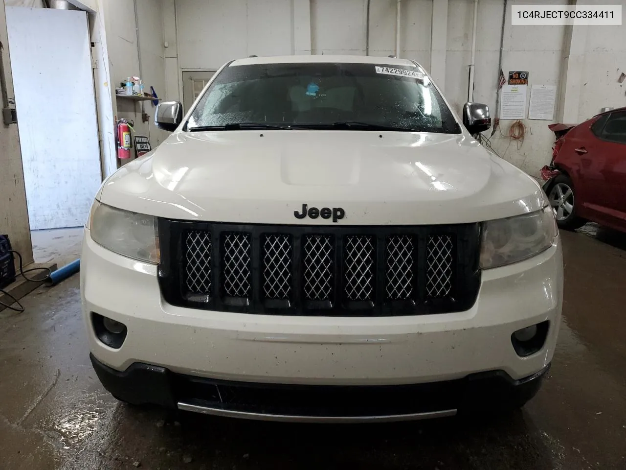 2012 Jeep Grand Cherokee Overland VIN: 1C4RJECT9CC334411 Lot: 74229924