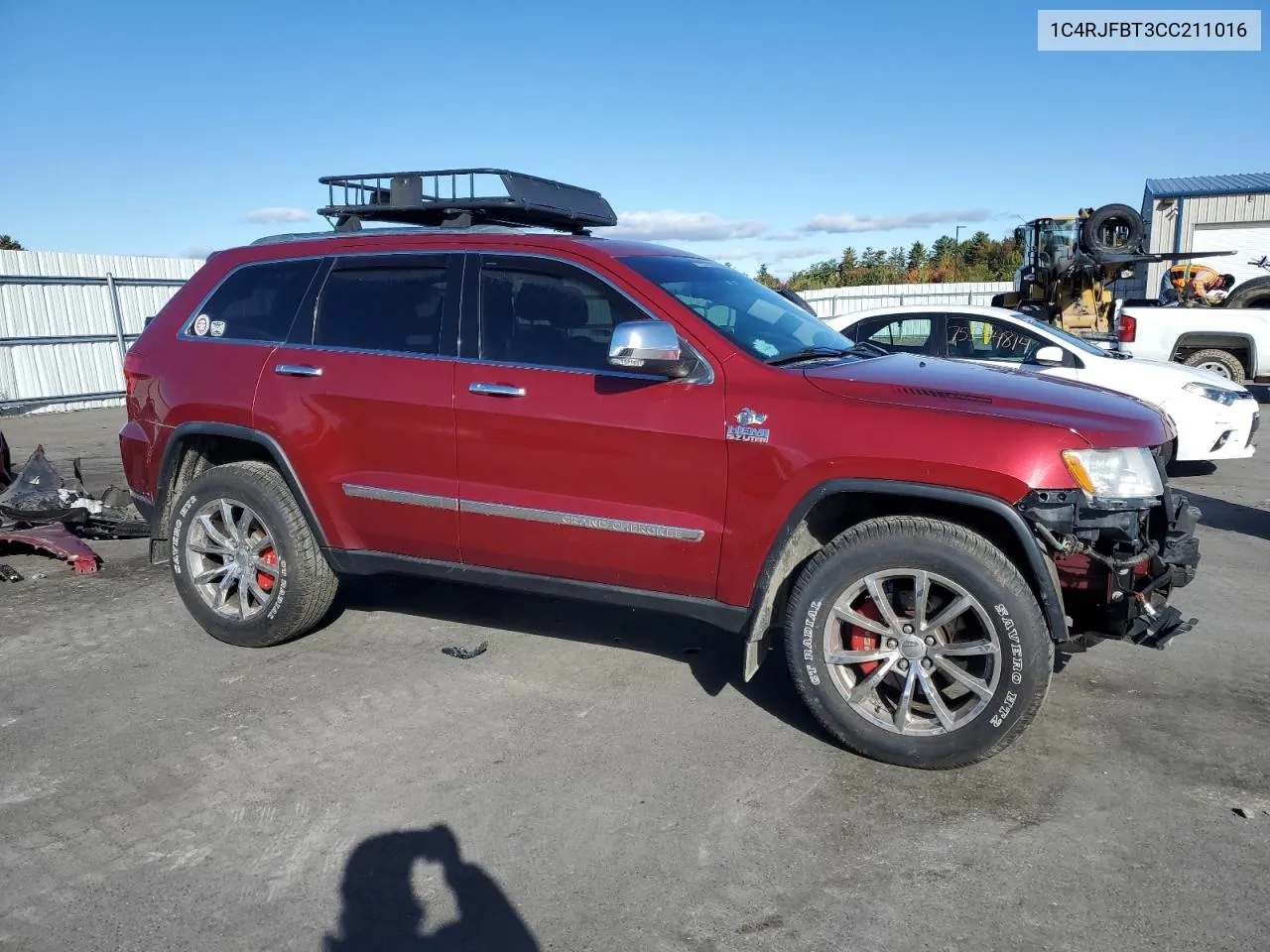 2012 Jeep Grand Cherokee Limited VIN: 1C4RJFBT3CC211016 Lot: 74312294