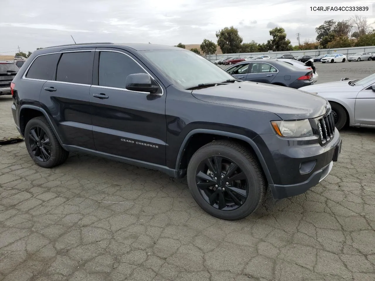 2012 Jeep Grand Cherokee Laredo VIN: 1C4RJFAG4CC333839 Lot: 74630484