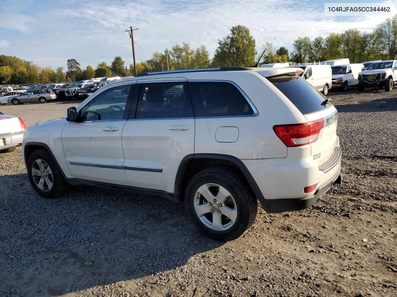 2012 Jeep Grand Cherokee Laredo VIN: 1C4RJFAG5CC344462 Lot: 74815954