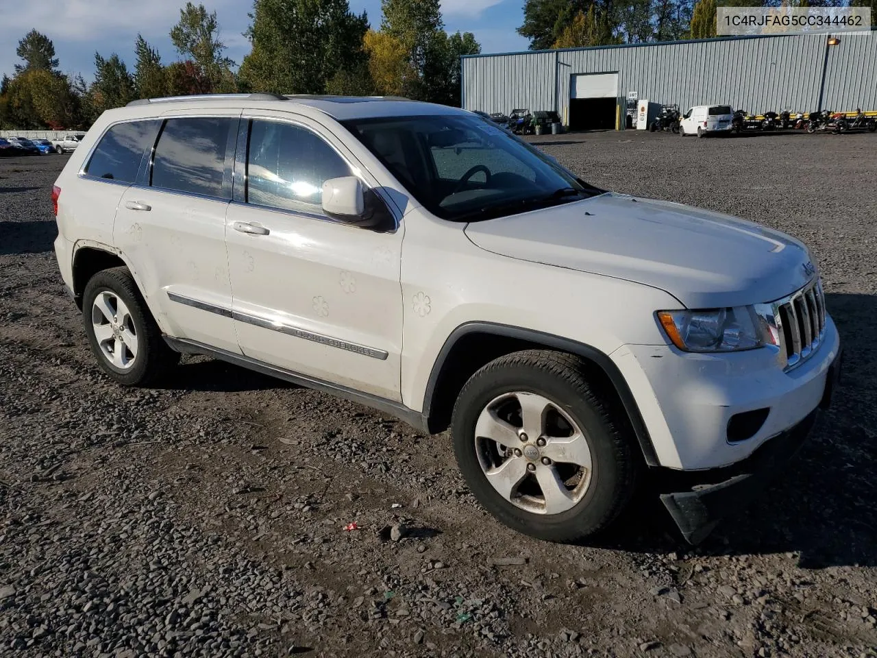 2012 Jeep Grand Cherokee Laredo VIN: 1C4RJFAG5CC344462 Lot: 74815954