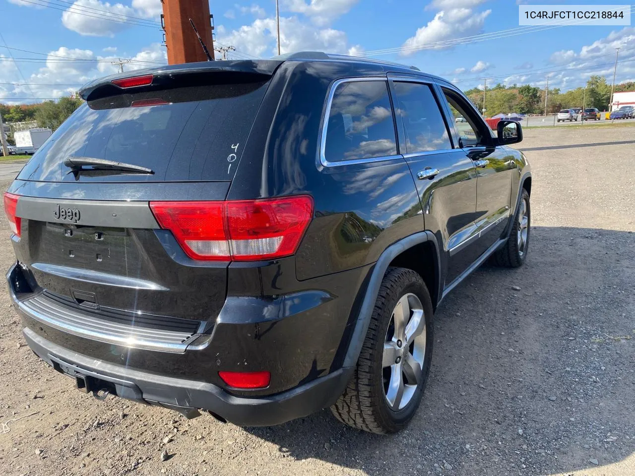 2012 Jeep Grand Cherokee Overland VIN: 1C4RJFCT1CC218844 Lot: 74857534