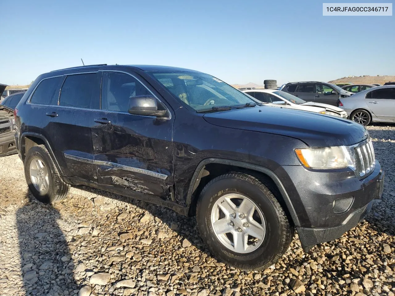 2012 Jeep Grand Cherokee Laredo VIN: 1C4RJFAG0CC346717 Lot: 74944354