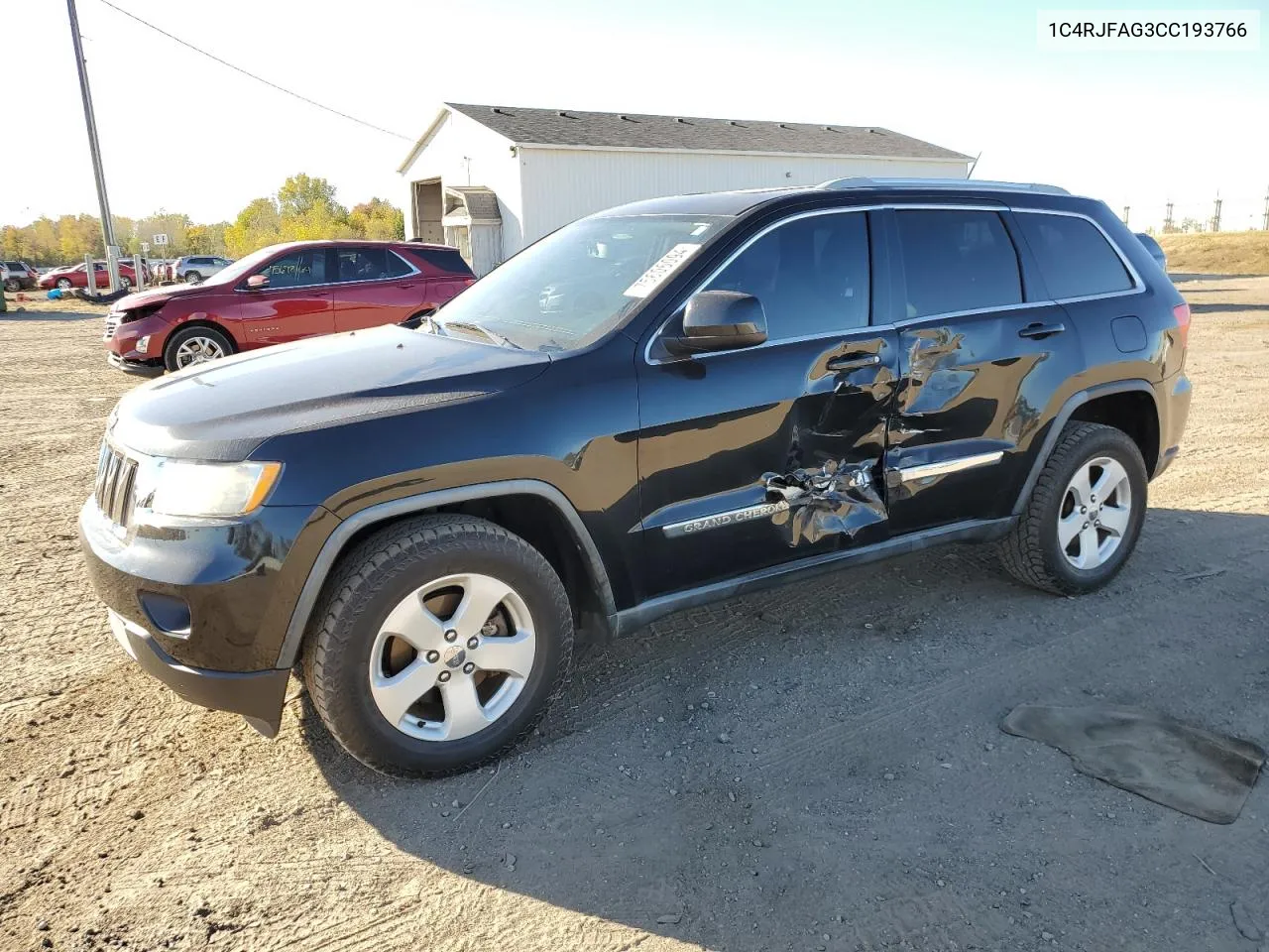 2012 Jeep Grand Cherokee Laredo VIN: 1C4RJFAG3CC193766 Lot: 75606094