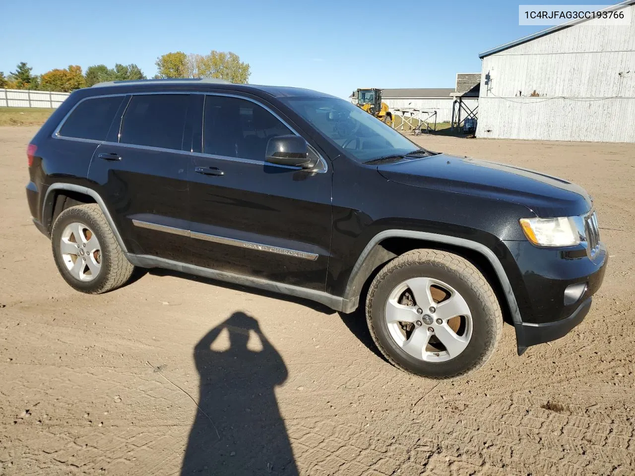 2012 Jeep Grand Cherokee Laredo VIN: 1C4RJFAG3CC193766 Lot: 75606094