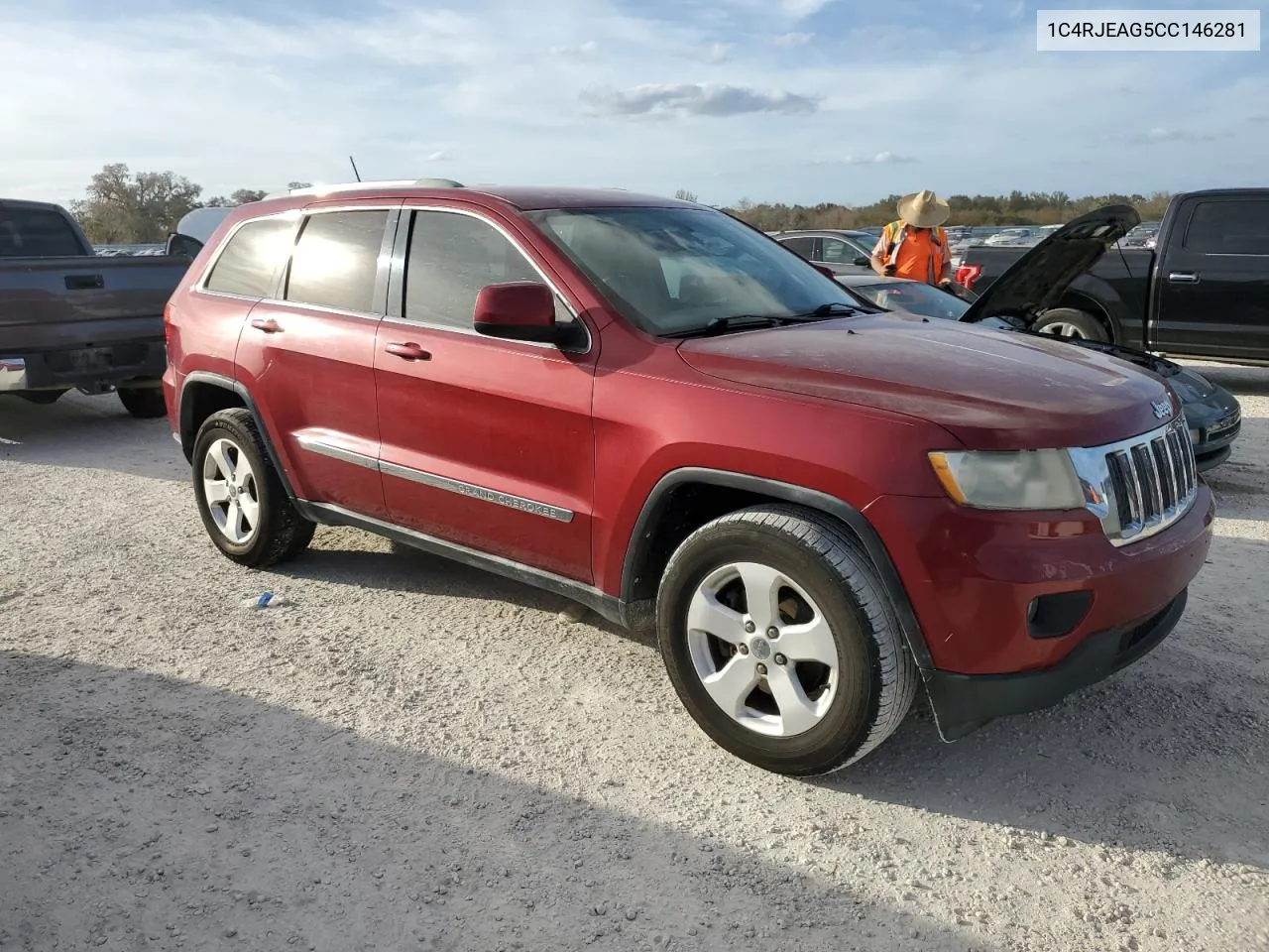 2012 Jeep Grand Cherokee Laredo VIN: 1C4RJEAG5CC146281 Lot: 75921924