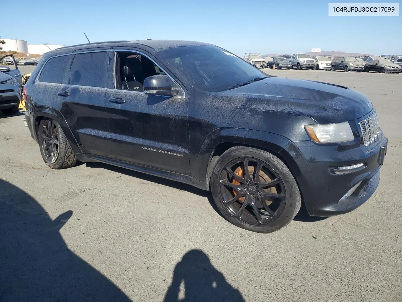 2012 Jeep Grand Cherokee Srt-8 VIN: 1C4RJFDJ3CC217099 Lot: 75942674