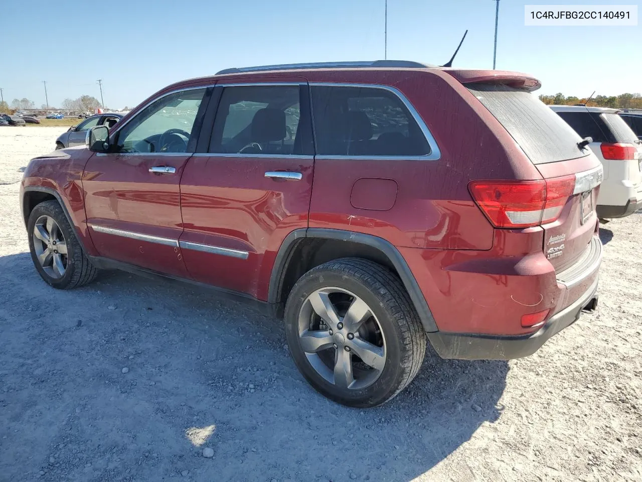 2012 Jeep Grand Cherokee Limited VIN: 1C4RJFBG2CC140491 Lot: 75951734