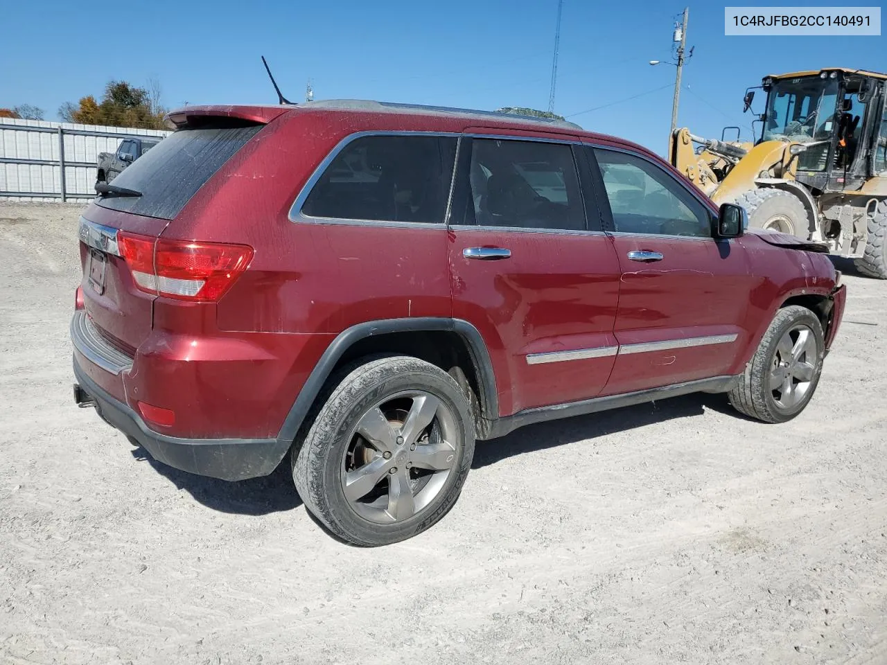 2012 Jeep Grand Cherokee Limited VIN: 1C4RJFBG2CC140491 Lot: 75951734