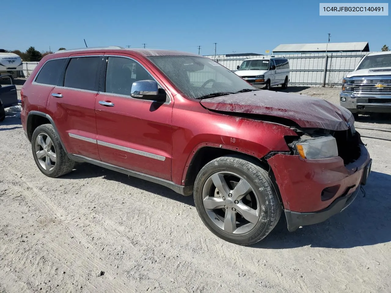 2012 Jeep Grand Cherokee Limited VIN: 1C4RJFBG2CC140491 Lot: 75951734