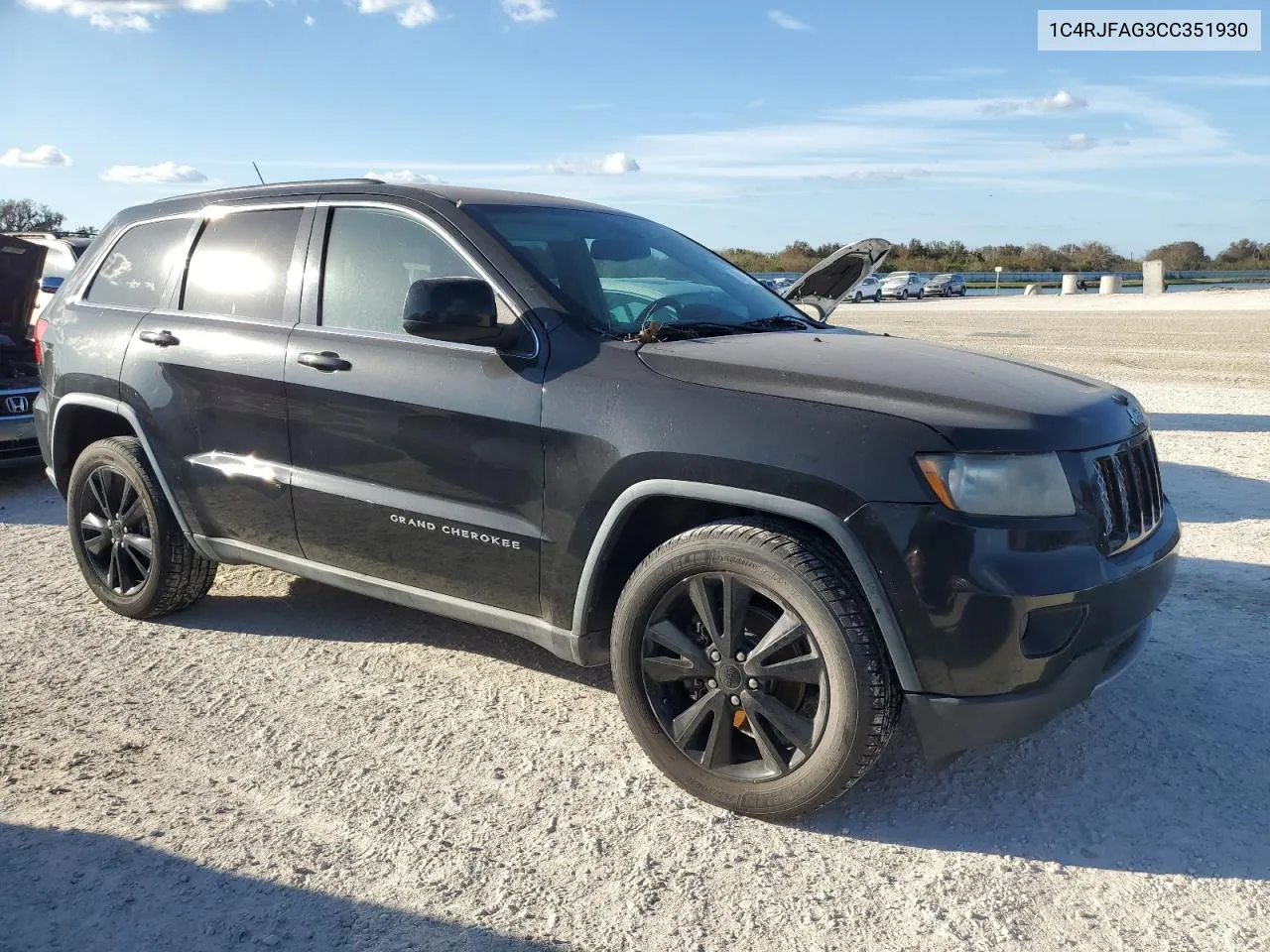 2012 Jeep Grand Cherokee Laredo VIN: 1C4RJFAG3CC351930 Lot: 76410094