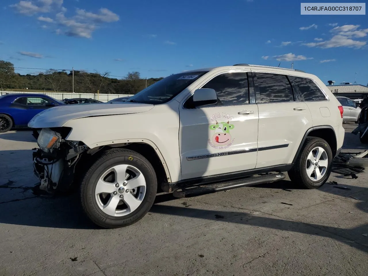 2012 Jeep Grand Cherokee Laredo VIN: 1C4RJFAG0CC318707 Lot: 76471064