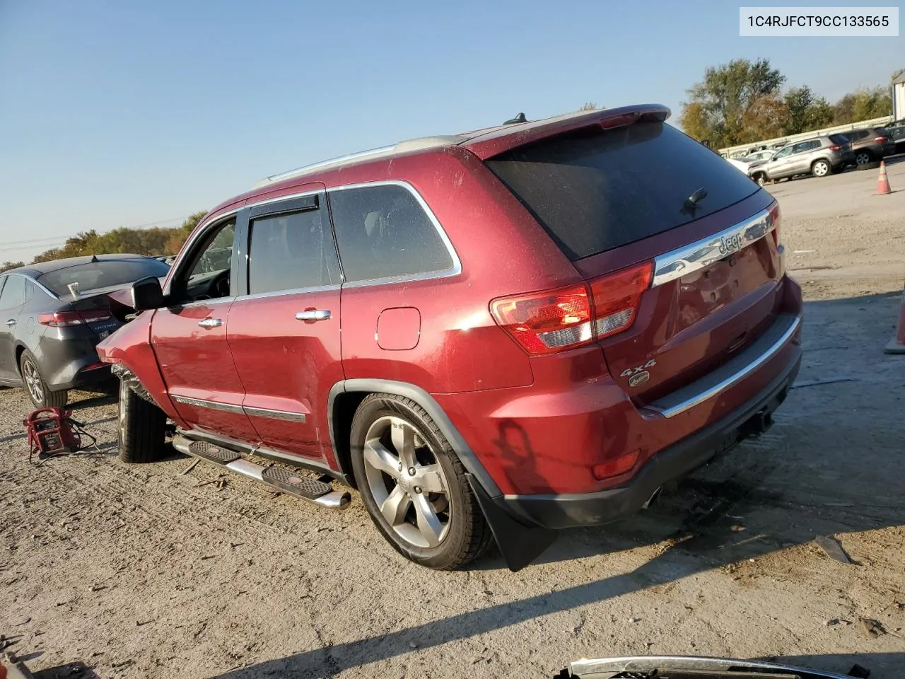 2012 Jeep Grand Cherokee Overland VIN: 1C4RJFCT9CC133565 Lot: 76613534