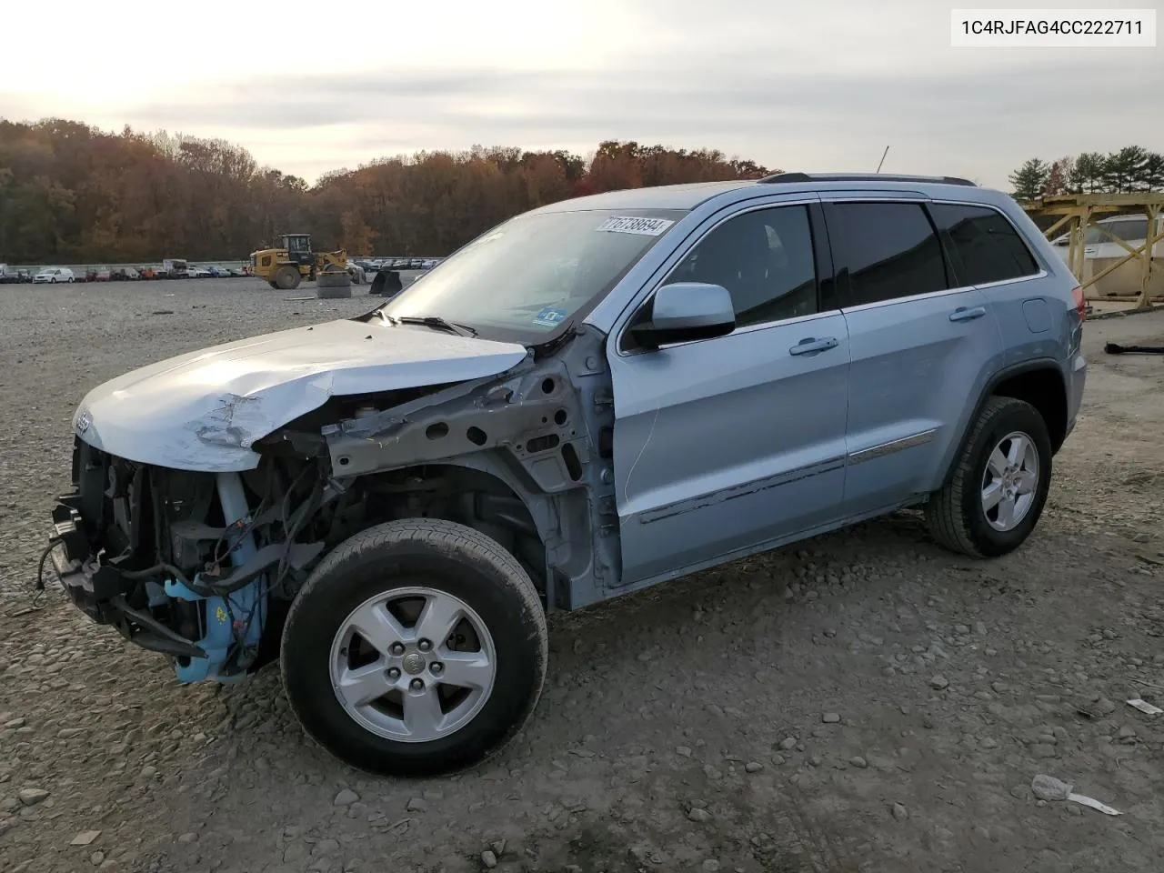 2012 Jeep Grand Cherokee Laredo VIN: 1C4RJFAG4CC222711 Lot: 76738694