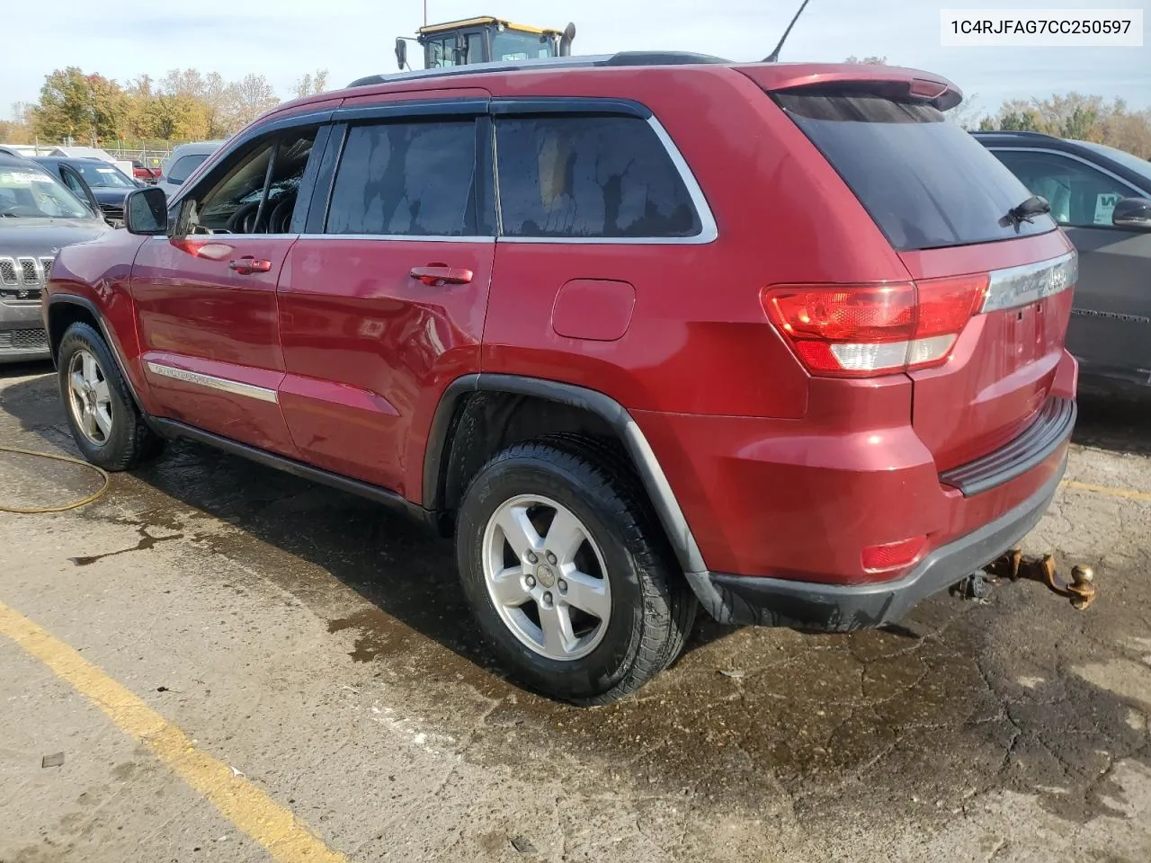 2012 Jeep Grand Cherokee Laredo VIN: 1C4RJFAG7CC250597 Lot: 77011534