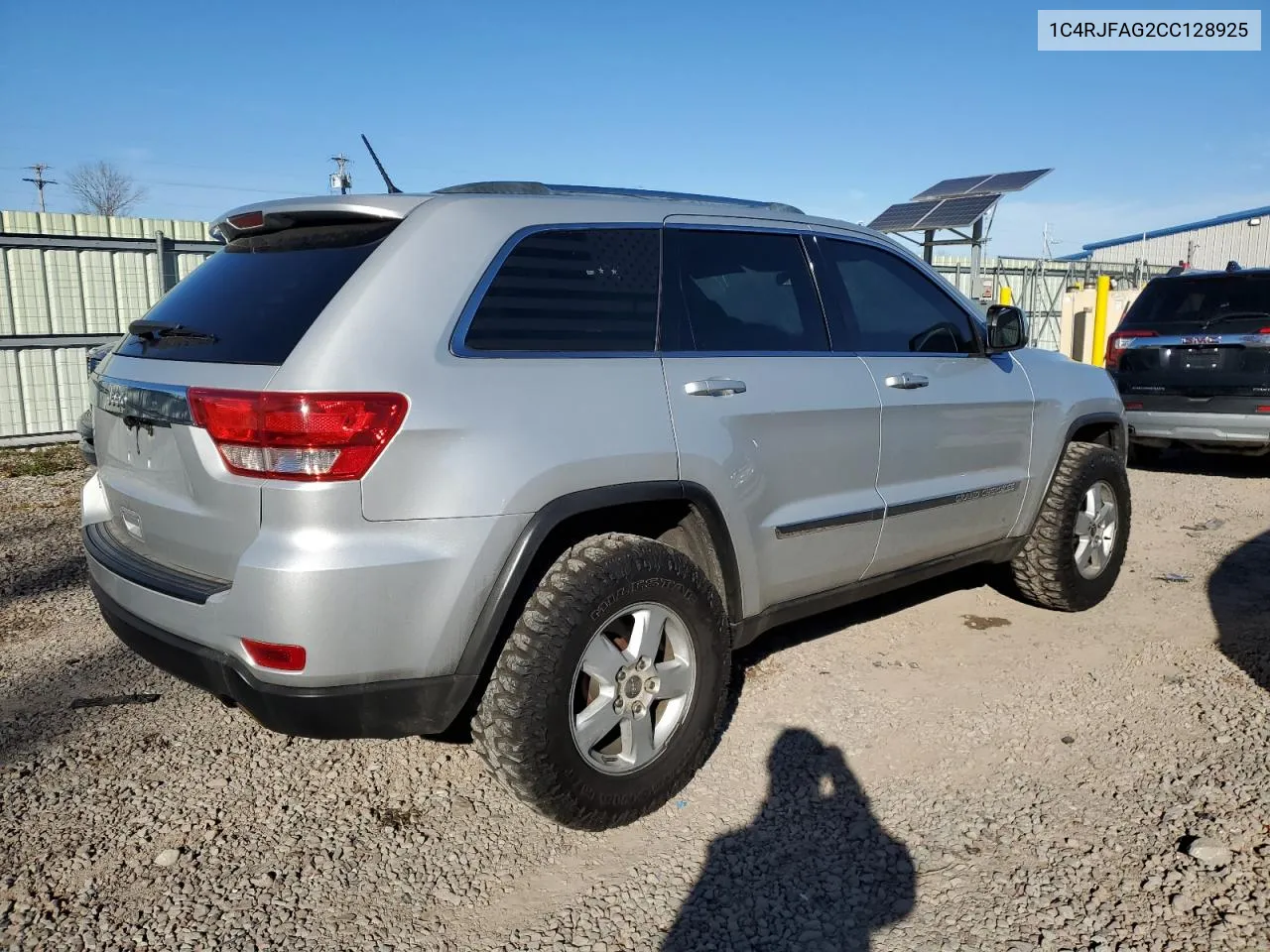 2012 Jeep Grand Cherokee Laredo VIN: 1C4RJFAG2CC128925 Lot: 77033084