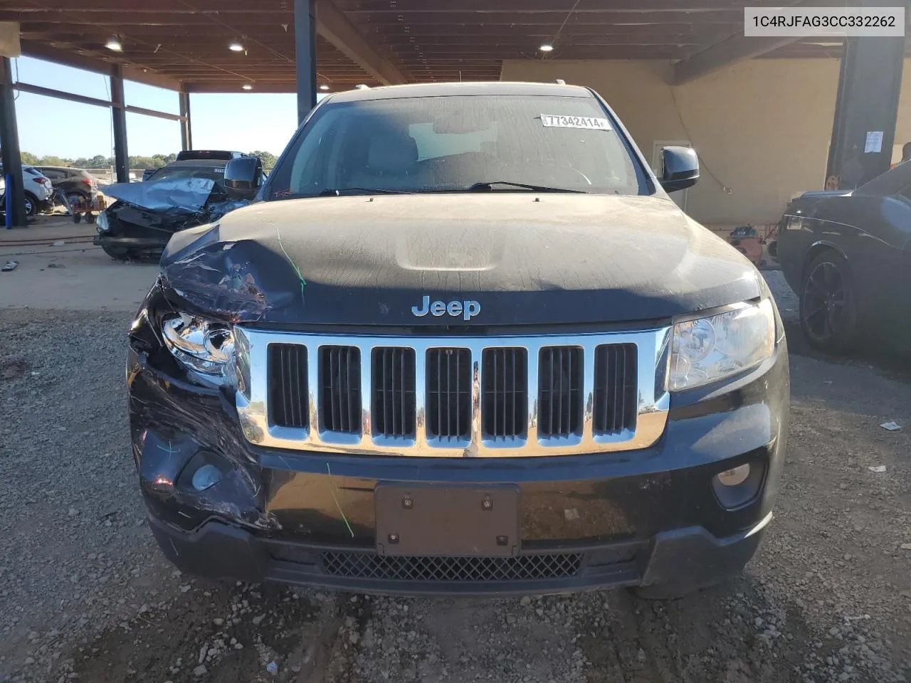 2012 Jeep Grand Cherokee Laredo VIN: 1C4RJFAG3CC332262 Lot: 77342414